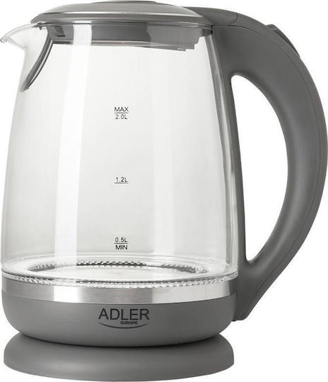 Adler Fierbător 2lt 2200W Gri