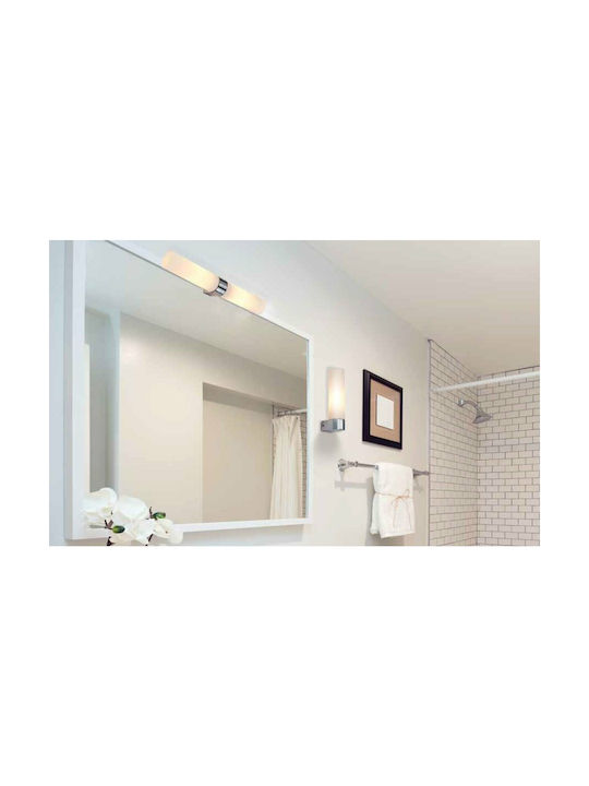 Home Lighting Modern Lamp Bathroom with Socket E14 White 40x6.5x6.5cm