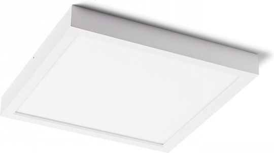 Rendl Light Studio Structural Led Surface Mounted 40x40 Τετράγωνο Εξωτερικό LED Panel 40W με Θερμό Λευκό Φως 3000K 40x40εκ.