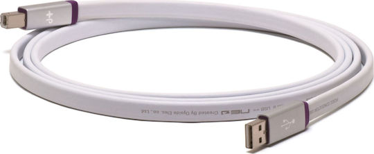 Oyaide USB 2.0 Cable USB-A male - USB-B male Λευκό 1m OY/EM/000007