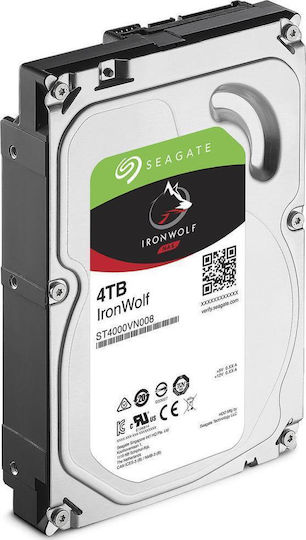 Seagate Ironwolf 4TB HDD Hard Drive 3.5" SATA III 5900rpm with 64MB Cache for NAS ST4000VN008
