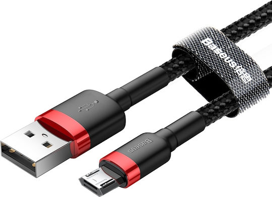 Baseus Cafule Geflochten USB 2.0 auf Micro-USB-Kabel Rot 2m (CAMKLF-C91) 1Stück