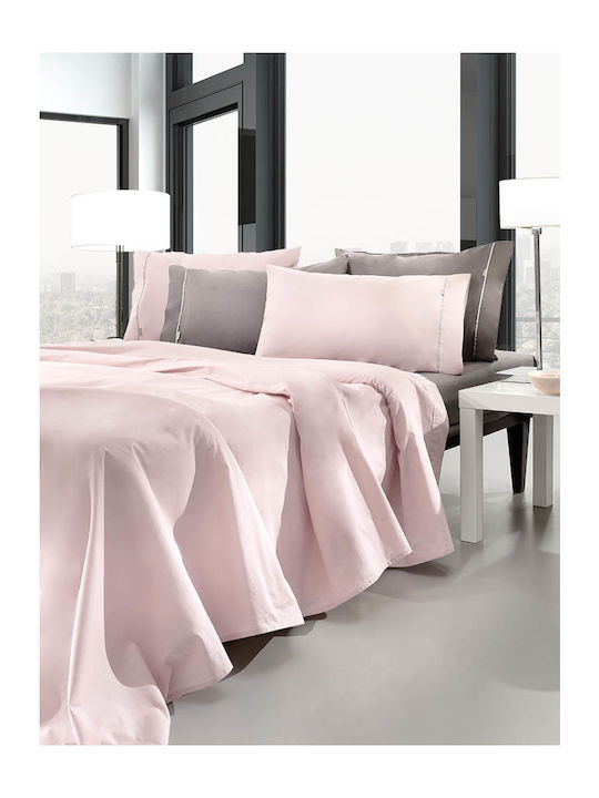 Guy Laroche Bettlaken Super-Doppel 240x270cm. Reserve Rose