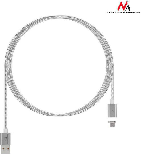 Earldom Earldom ET-MC03 Magnetisch / Regulär USB 2.0 auf Micro-USB-Kabel Silber 1m 1Stück