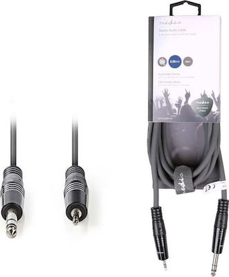 Nedis Kabel 6,3mm Stecker - 3,5 mm Stecker 3m Gray (COTH23205GY30)