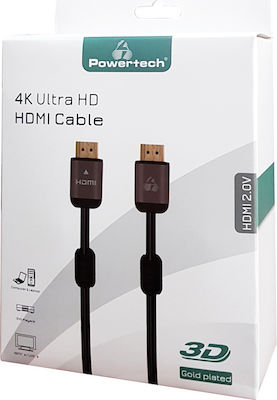 Powertech HDMI 2.0 Cable HDMI male - HDMI male 7.5m Black