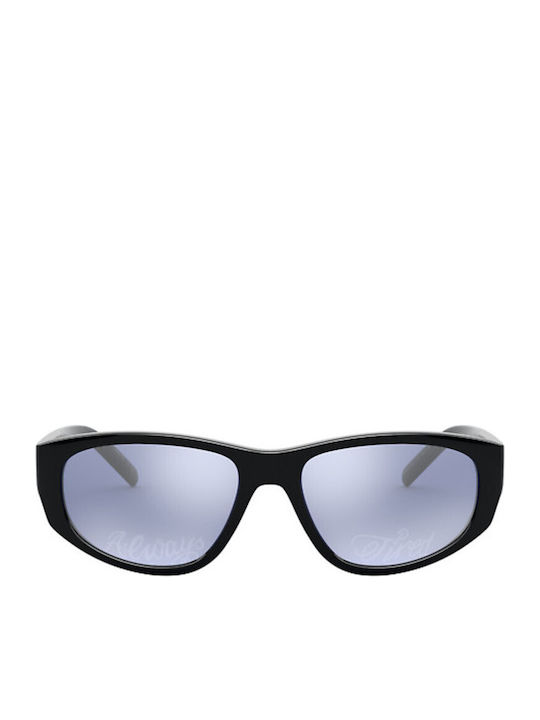 Arnette Daemon Men's Sunglasses with Black Plastic Frame and Black Mirror Lens AN4269 41/AM
