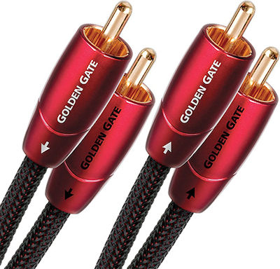 Audioquest Cable 2x RCA male - 2x RCA male 1.5m (Golden Gate)