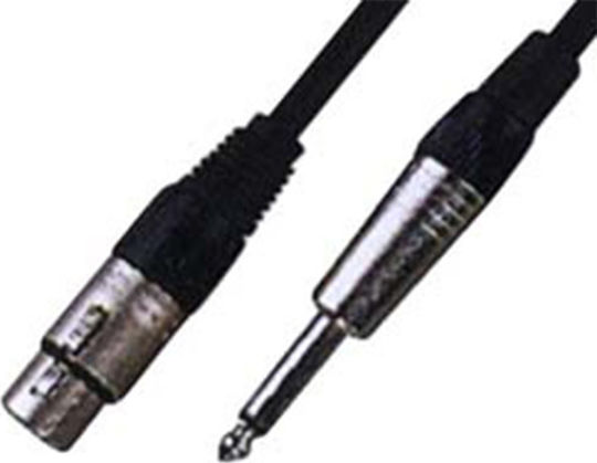 Tele XLR female to 6.3mm male 3m Cable (CR-672/3M)