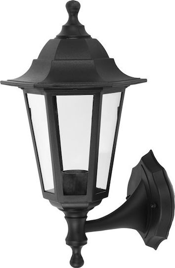 Aca Wall-Mounted Outdoor Lantern E27 IP44 19.75x20.6x35.7εκ.
