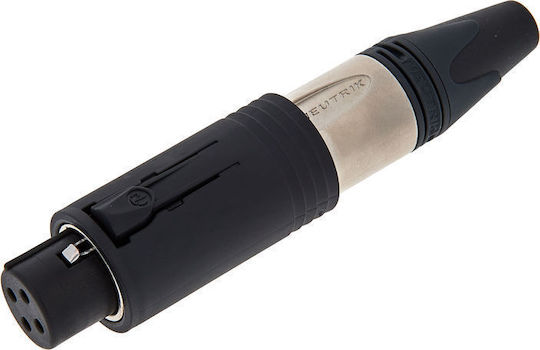 Neutrik Plug XLR male/female 2pcs Black (NC3FM-C)