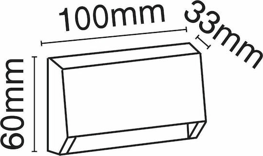 VK Lighting Στεγανό Σποτ LED 1W 3000K 10x6x3.3εκ. VK Lighting Στεγανό Σποτ LED 1W 3000K 10x6x3.3εκ.