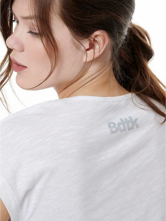 BodyTalk 1191-901728 Αθλητικό Γυναικείο T-shirt Λευκό