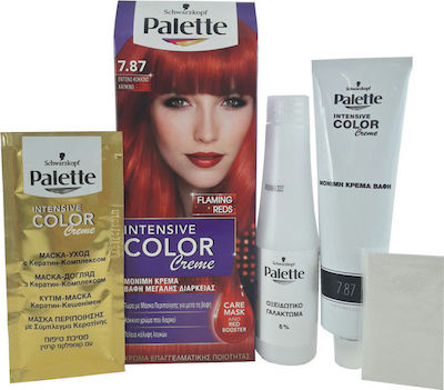 Schwarzkopf Palette Intensive Color Creme Set Hair Dye 7.87 Bright Red Bronze 50ml