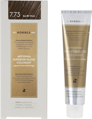 Korres Abyssinia Superior Gloss Colorant 7.73 Ξανθό Μελί 50ml