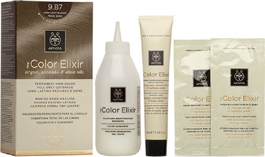 Apivita My Color Elixir Βαφή Μαλλιών Χωρίς Αμμωνία 7.77 Ξανθό Έντονο Μπεζ 50ml