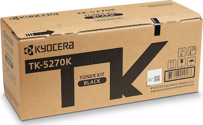 Kyocera TK-5270K Toner Laser Εκτυπωτή Μαύρο 8000 Σελίδων (1T02TV0NL0)