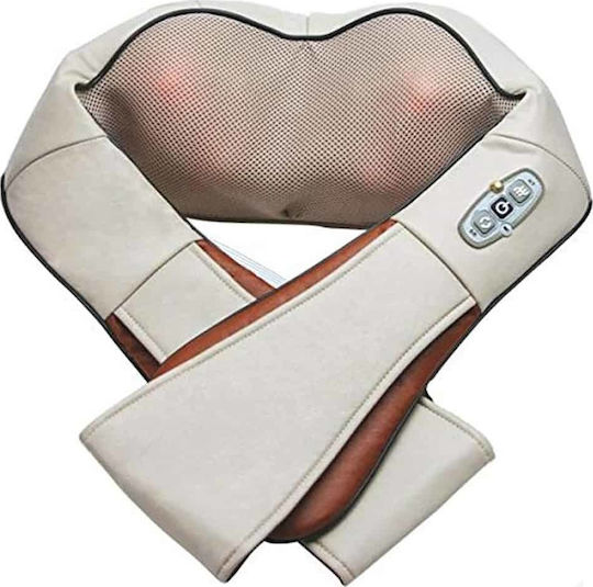 Factory Massage Device Shiatsu for the Neck with Infrared Heat Beige