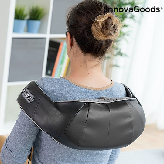 InnovaGoods Massaki Pro Συσκευή Μασάζ Shiatsu για τον Αυχένα με Υπέρυθρη Θερμότητα Μαύρη
