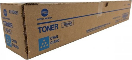 Konica Minolta TN-216C Original Toner Laserdrucker Cyan 26000 Seiten (A11G451)