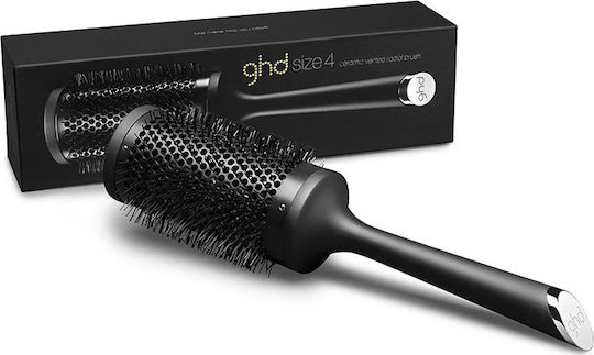 GHD Ceramic Vented Radial Brush Brush Hair for Straightening Black 55mm