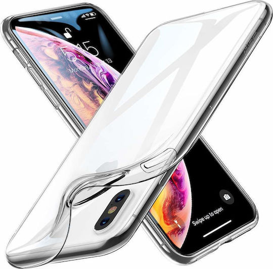 Hurtel Back Cover Σιλικόνης 0.5mm Διάφανο (iPhone X/Xs)
