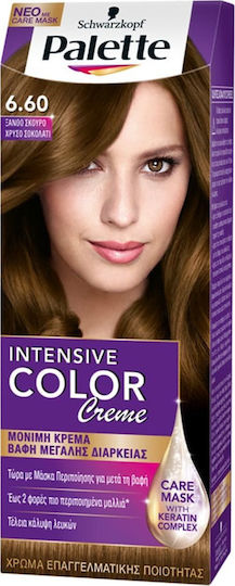 Palette Intensive Color Creme Боя За Коса 6.60 Тъмно Русо Златисто Шоколадов 50ml