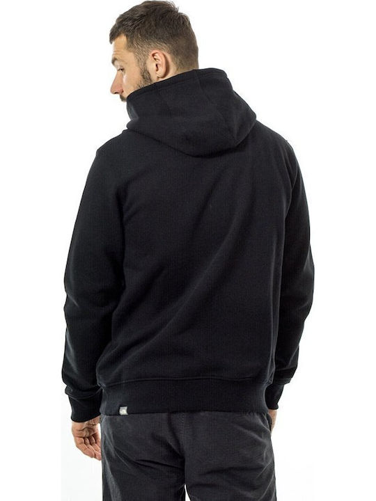 Sweatshirt mit Kapuze Schwarz