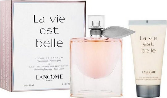 Lancome La Vie Est Belle Eau de Parfum 50ml & Body Lotion Women's Fragrance Set with Body Lotion 2 Pieces