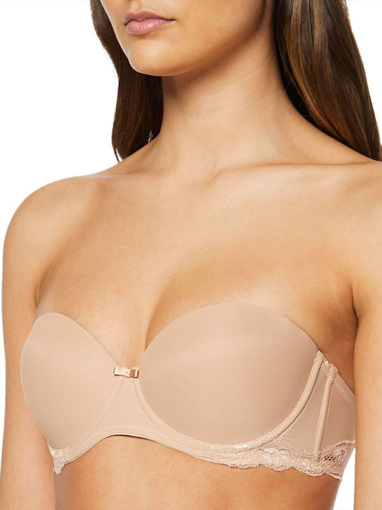Lonely Micro Push Up Bra Underwire Beige