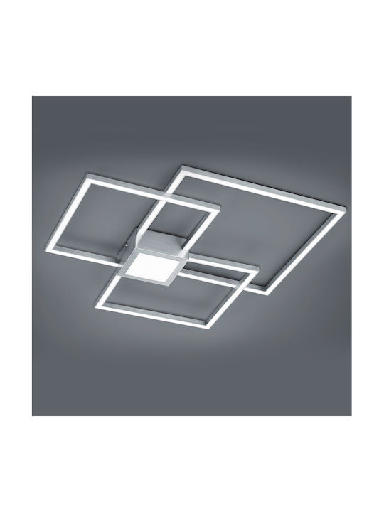 Trio Lighting Hydra Deckenleuchte 65.5cm Silber mit Integrierter LED