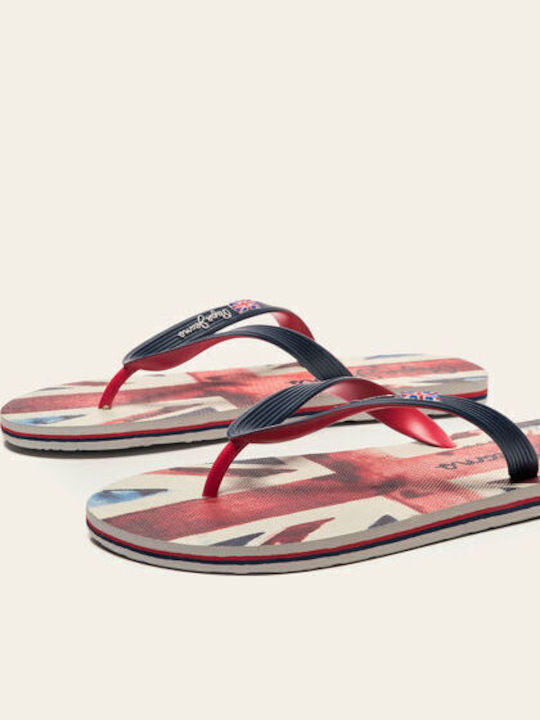 Hawi Banner Herren Flip Flops Blau