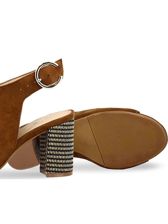 Sandalen Tabac Braun