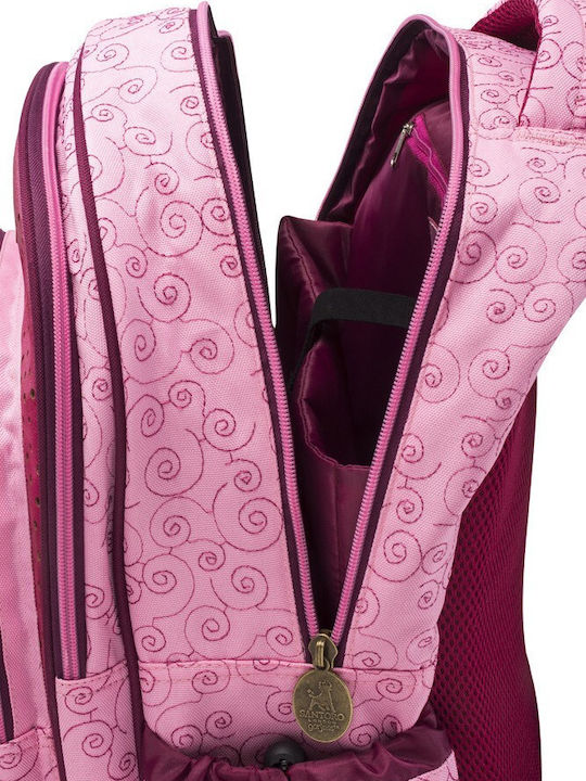 Santoro Gorjuss Sugar And Spice School Bag Backpack Elementary, Elementary in Pink color