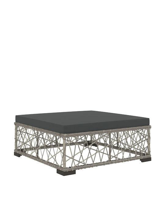 Canapea De Colț Pentru Exterior Din Rattan Cu Perne 70x70x52.5cm
