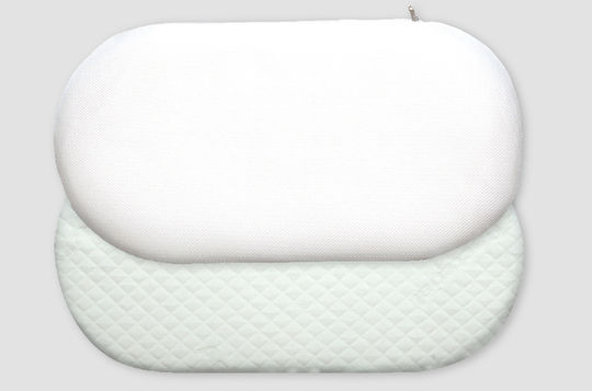 Greco Strom Mattress Moses Basket / Carry Cot Lydia with Memory Foam 40cmx80cmx2cm