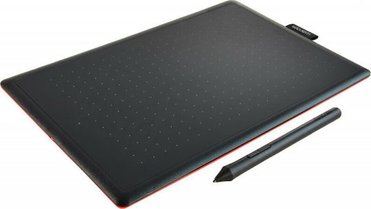 Wacom One Medium Stilou digital fără ecran Negru / Roșu