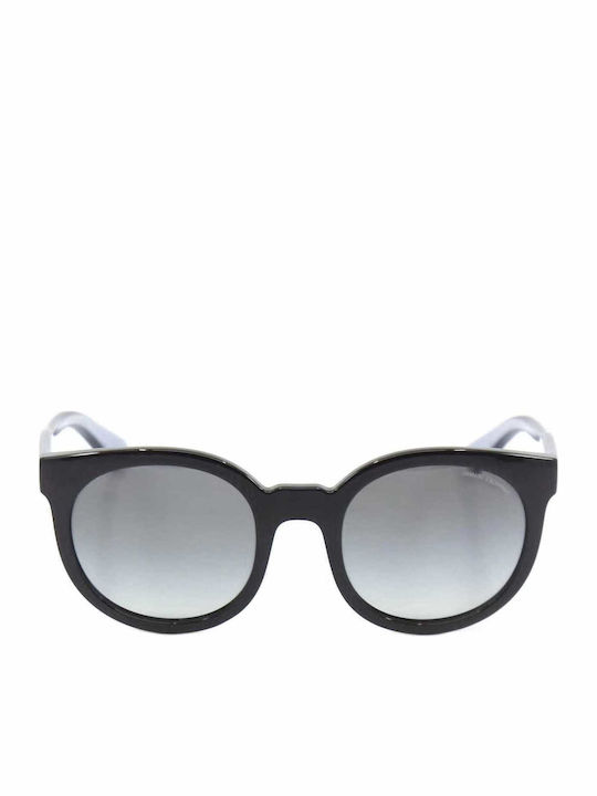 Armani Exchange Women's Sunglasses with Black Plastic Frame and Black Lens AX4057S 820711