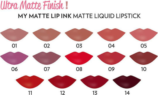 Golden Rose My Matte Lip Ink Liquid Lipstick Matte 08 5gr