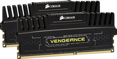 Corsair 16GB DDR3 RAM με 2 Modules (2x8GB) και Ταχύτητα 1600 για Desktop