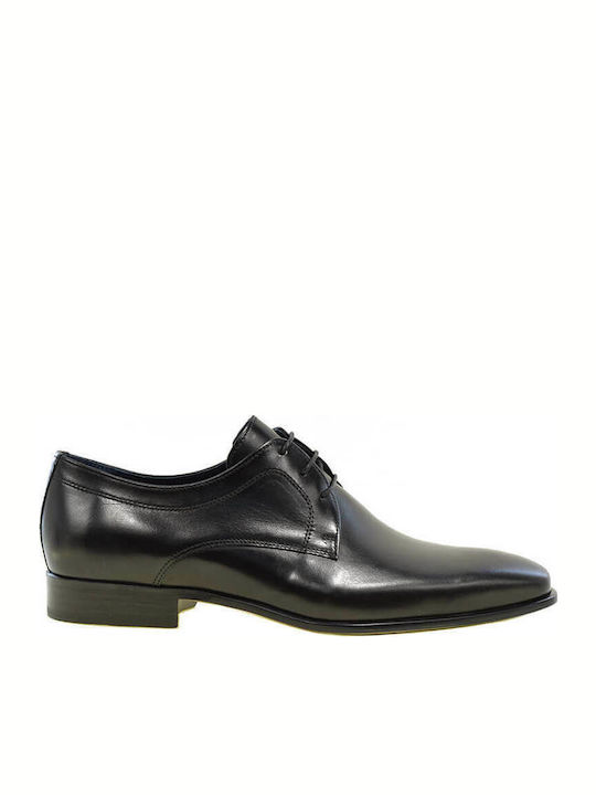 Damiani Men's Leather Dress Shoes Black