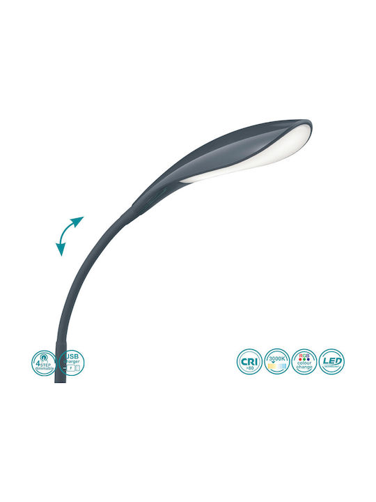 Trio Lighting Krait LED Φωτιστικό με Εύκαμπτο Βραχίονα Trio Lighting Krait LED Φωτιστικό με Εύκαμπτο Βραχίονα