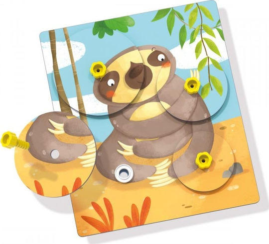 Quercetti Giro Puzzle Montessori Educational Game Knowledge for 3-5 Years Old
