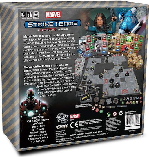 Board Game Heroclix Strike Teams for 2-5 Players 14+ Years Old (EN) WizKids