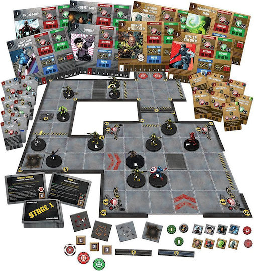 Board Game Heroclix Strike Teams for 2-5 Players 14+ Years Old (EN) WizKids