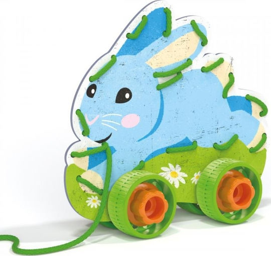 Quercetti Lacing Animals & Wheels Montessori Educational Game Knowledge for 3+ years Years Old