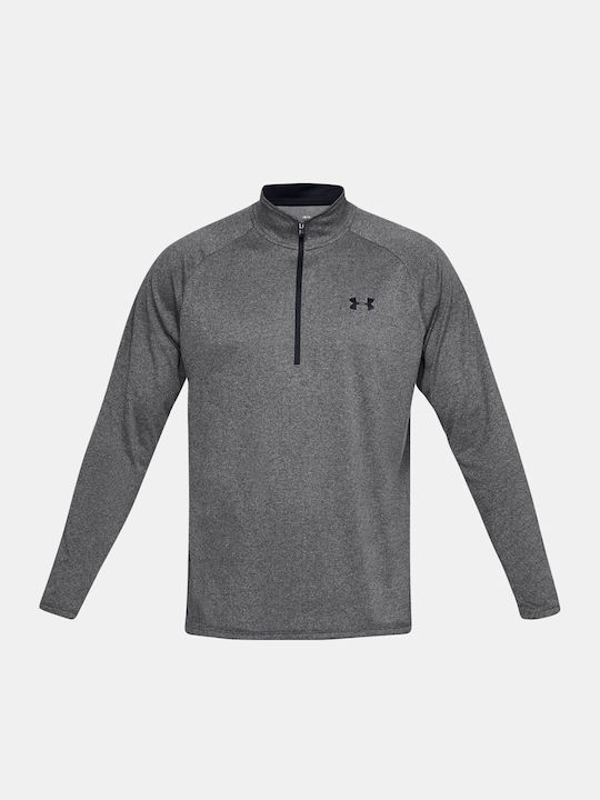Athletic Long Sleeve Blouse Carbon Heather