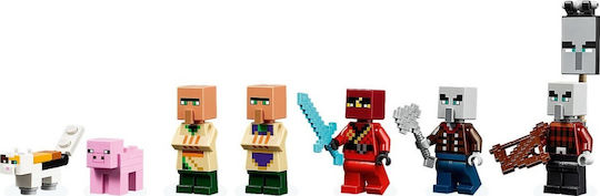 LEGO Minecraft The Illager Raid pentru 8+ Ani