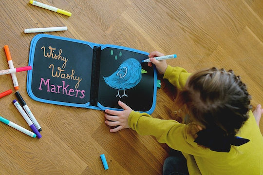 Jaq Jaq Bird Painting Doodle It & Go Erasable Book for Children 3+ years Years
