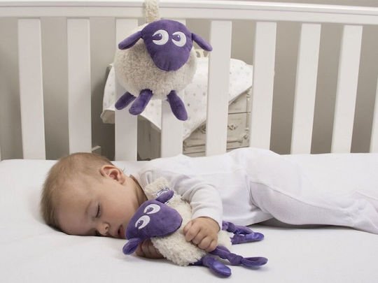 Sweet Dreamers Baby Cloth Ewan Snuggly Sheep Purple Purple